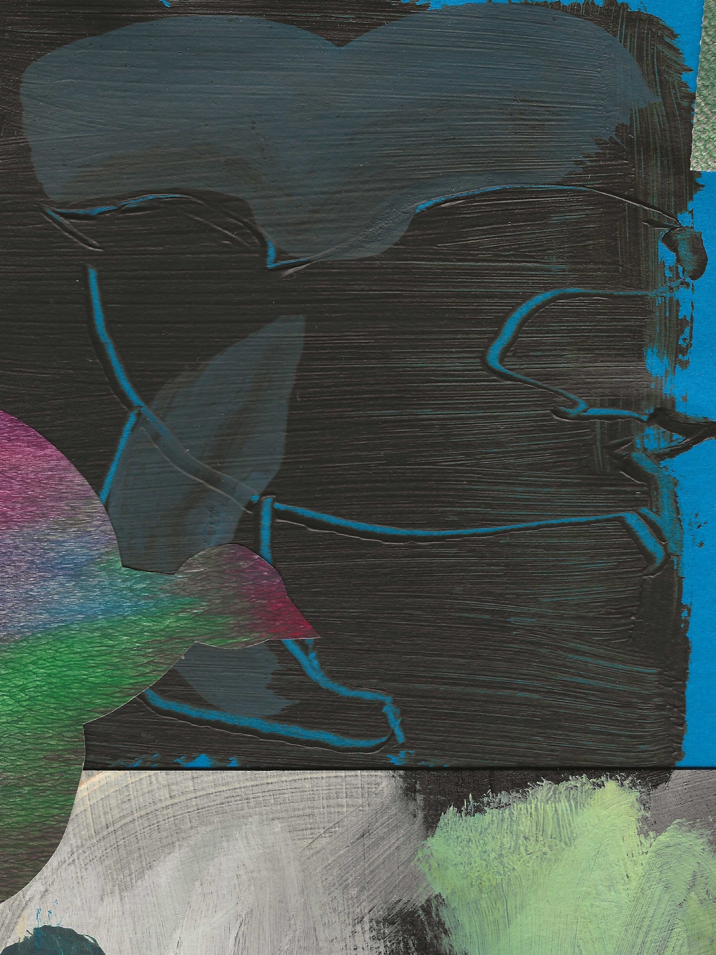 Original Collage ''Vrije Vogel 24''