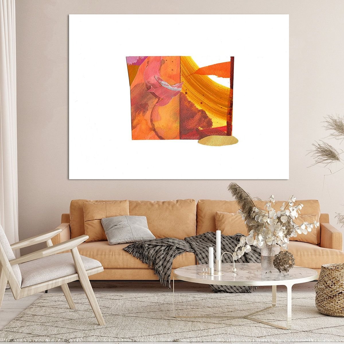 Art Print ''The warmth underneath your wings''