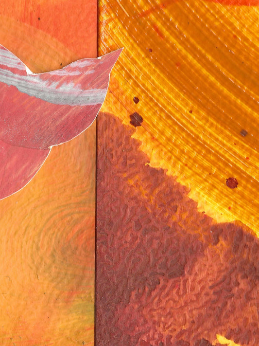 Original Collage ''Vrije Vogel 3''