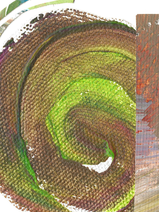 Original Collage ''Vrije Vogel 38''