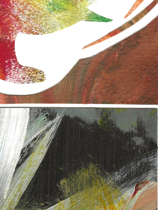 Original Collage ''Vrije Vogel 47''