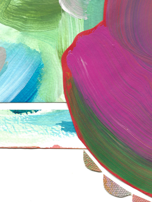 Original Collage ''Vrije Vogel 8''