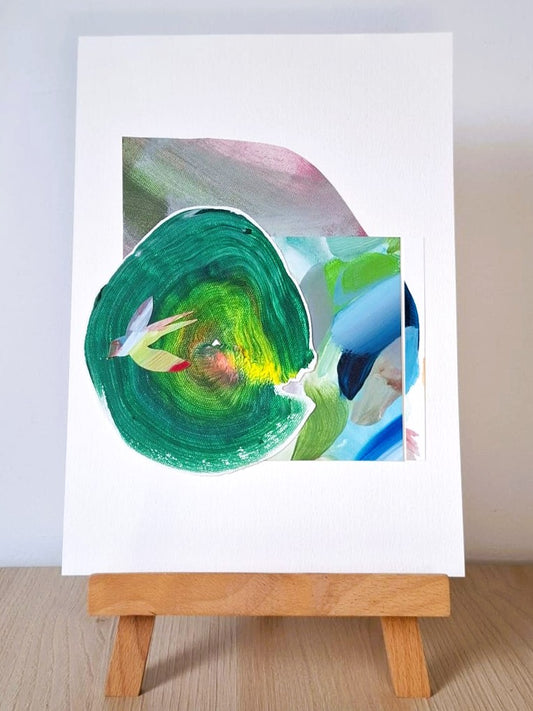 Original Collage ''Vrije Vogel 16''