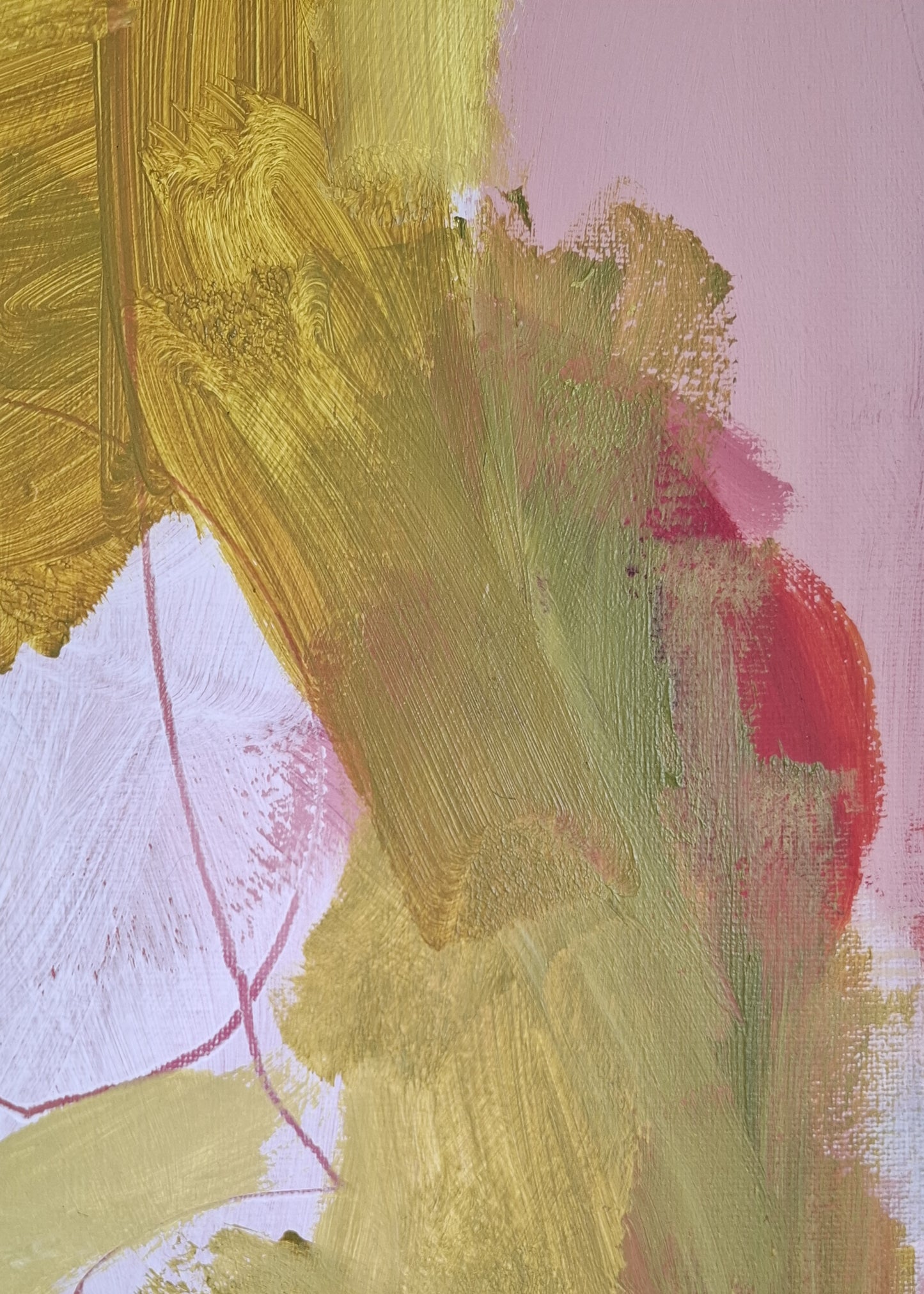 Original Painting Tweeluik ''Chaotic Lifelines 3 ''