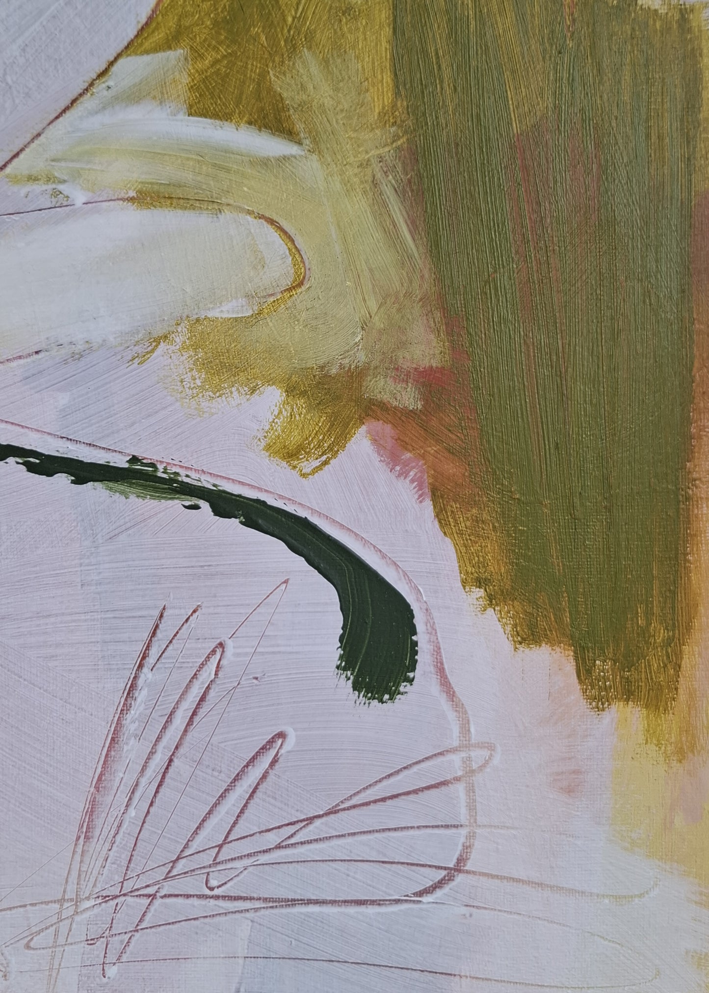 Original Painting Tweeluik ''Chaotic Lifelines 3 ''