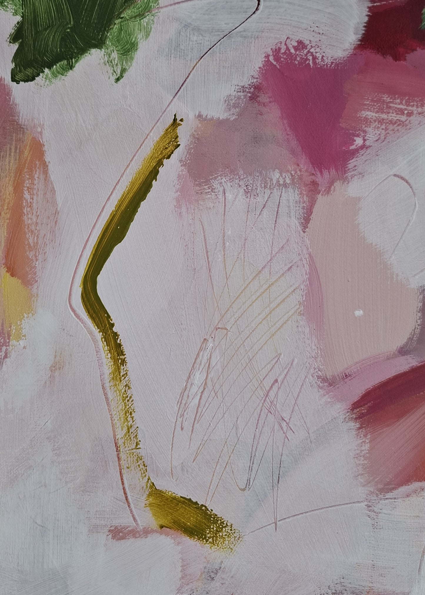 Original Painting Tweeluik ''Chaotic Lifelines 3 ''