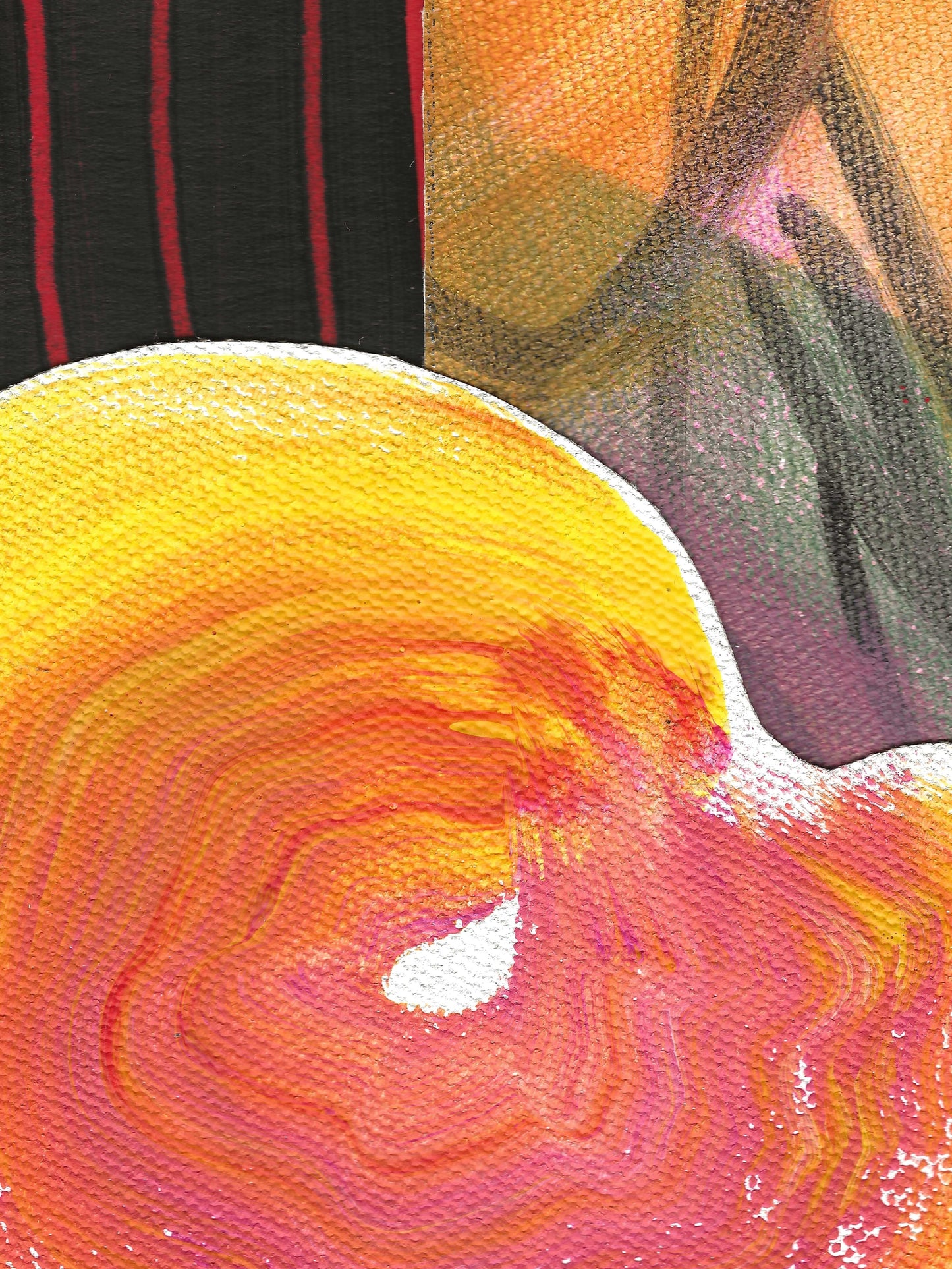 Original Collage ''Vrije Vogel 25''