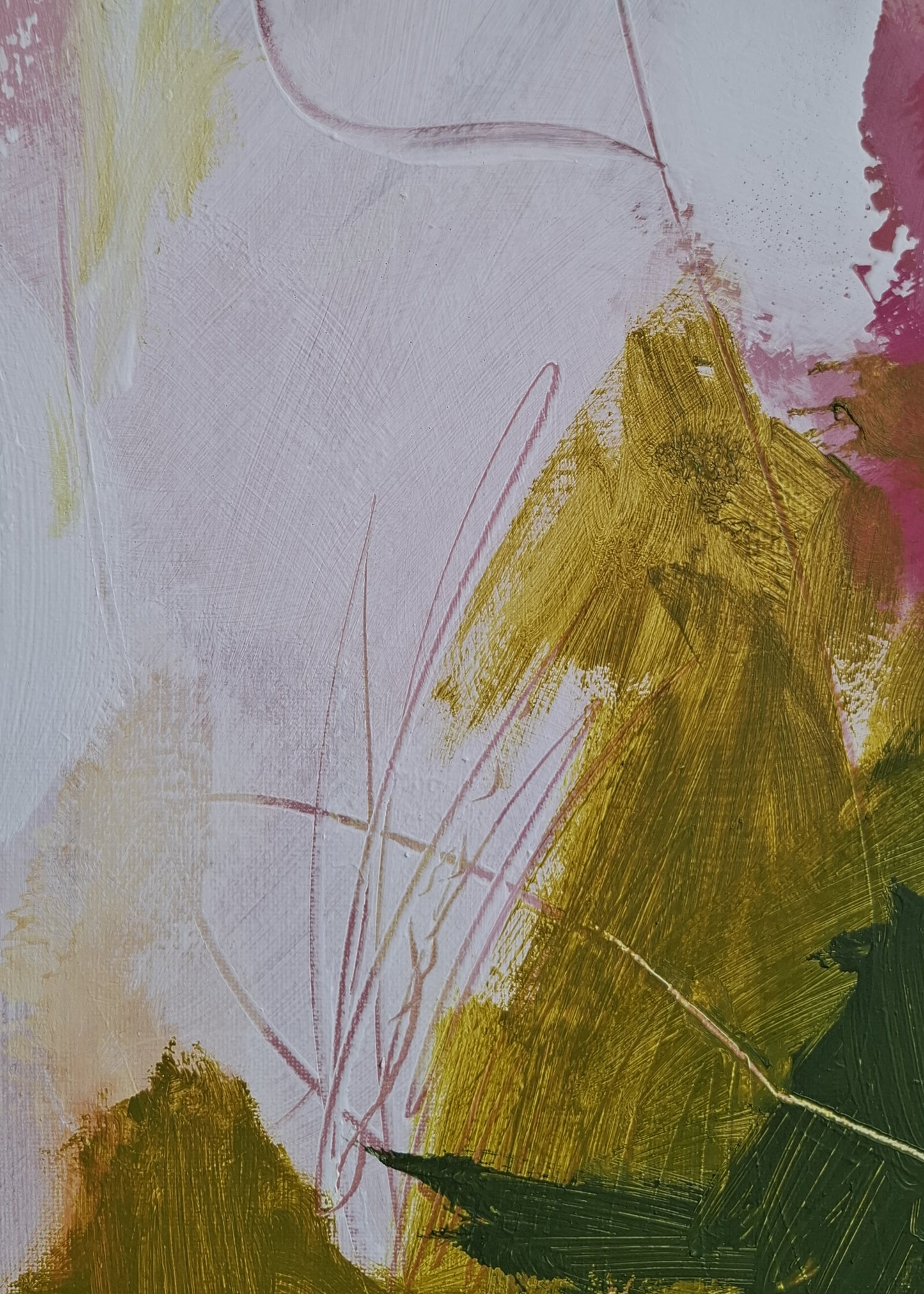 Original Painting Tweeluik ''Chaotic Lifelines 3 ''