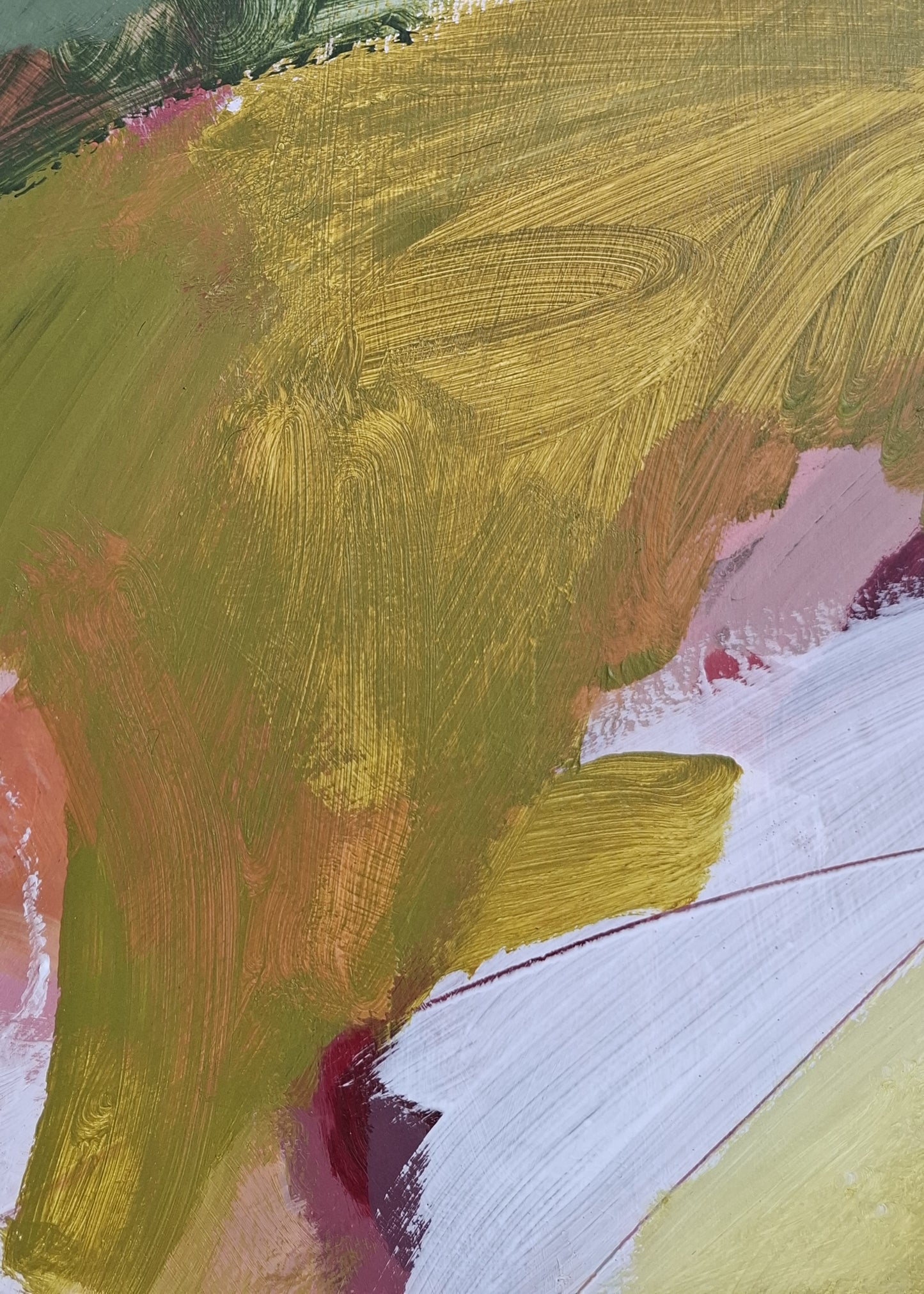 Original Painting Tweeluik ''Chaotic Lifelines 3 ''