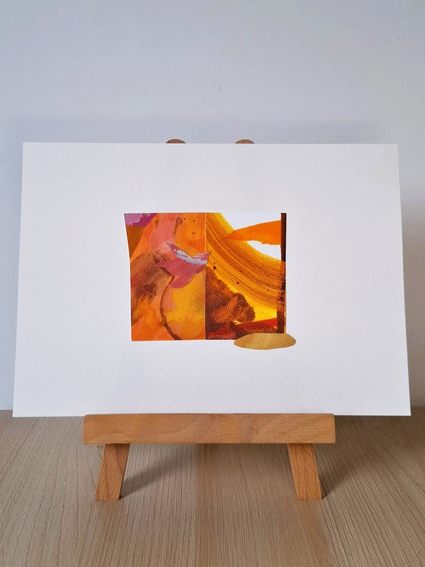 Original Collage ''Vrije Vogel 3''