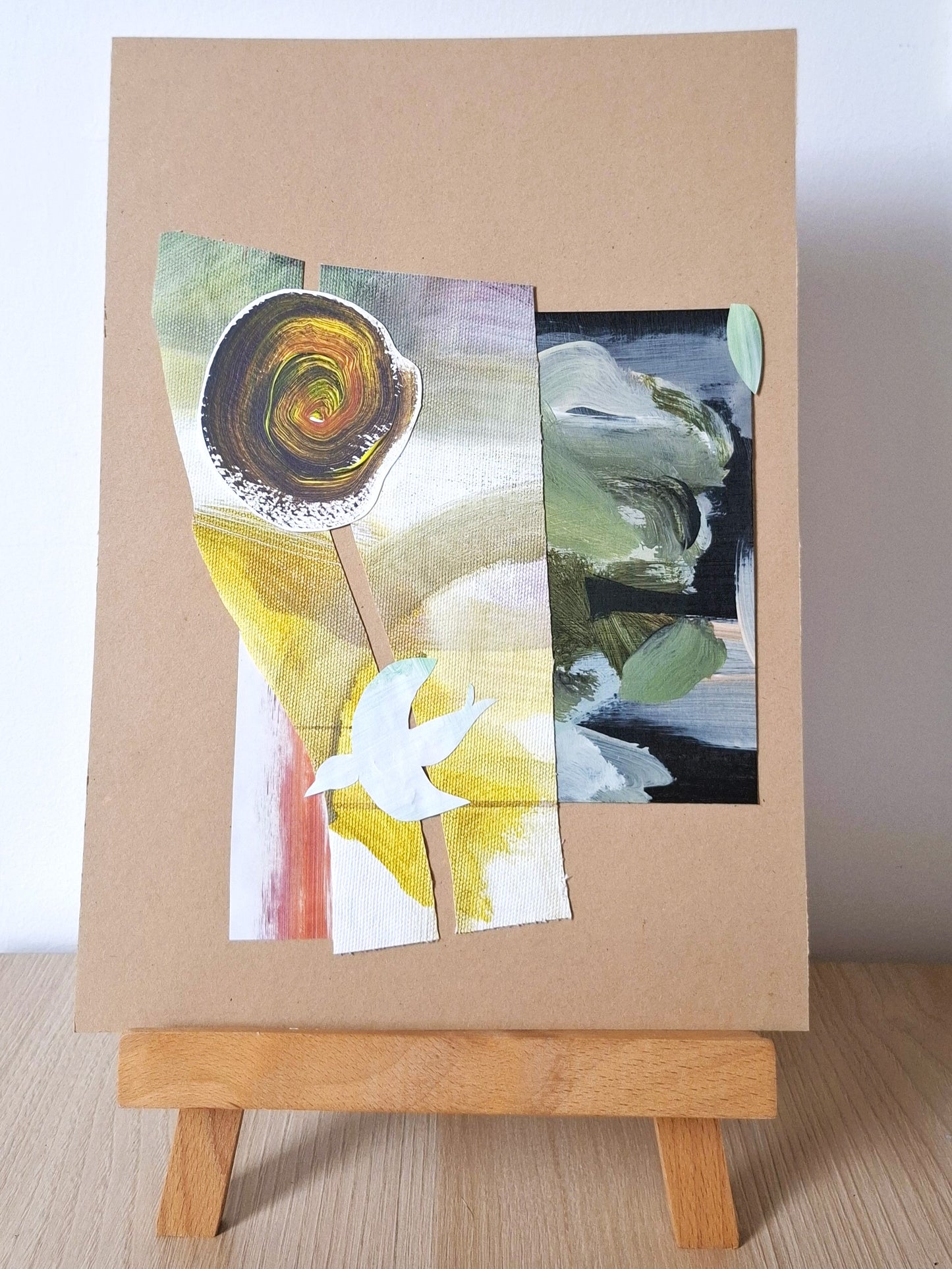 Original Collage ''Vrije Vogel 31''