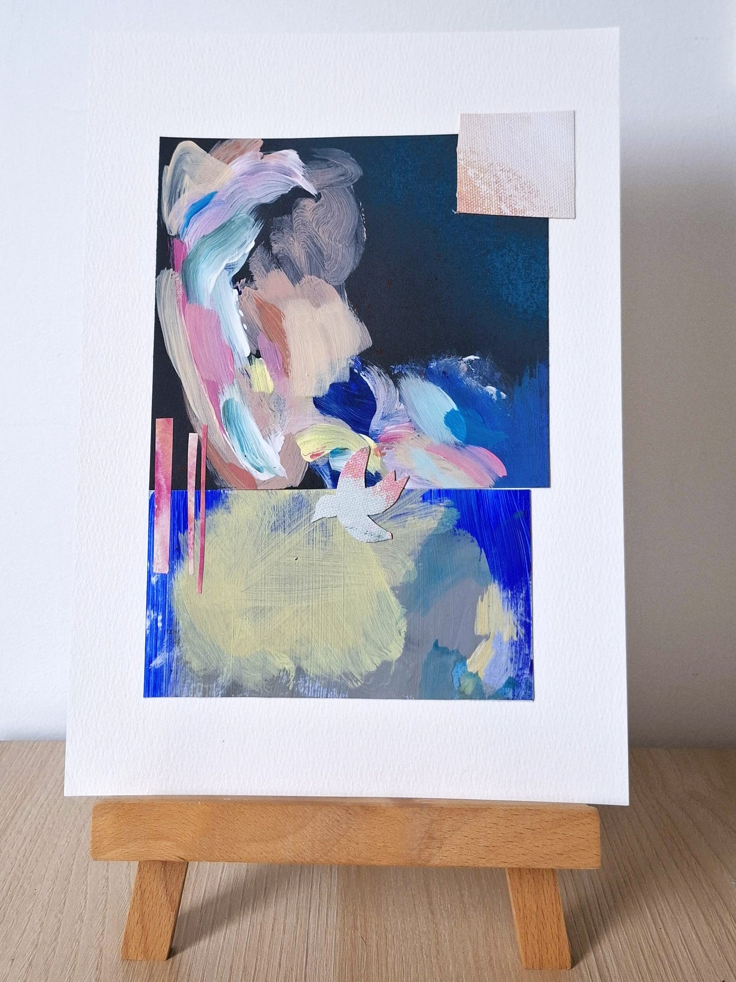 Original Collage ''Vrije Vogel 32''