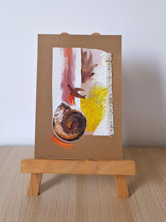 Original Collage ''Vrije Vogel 36''