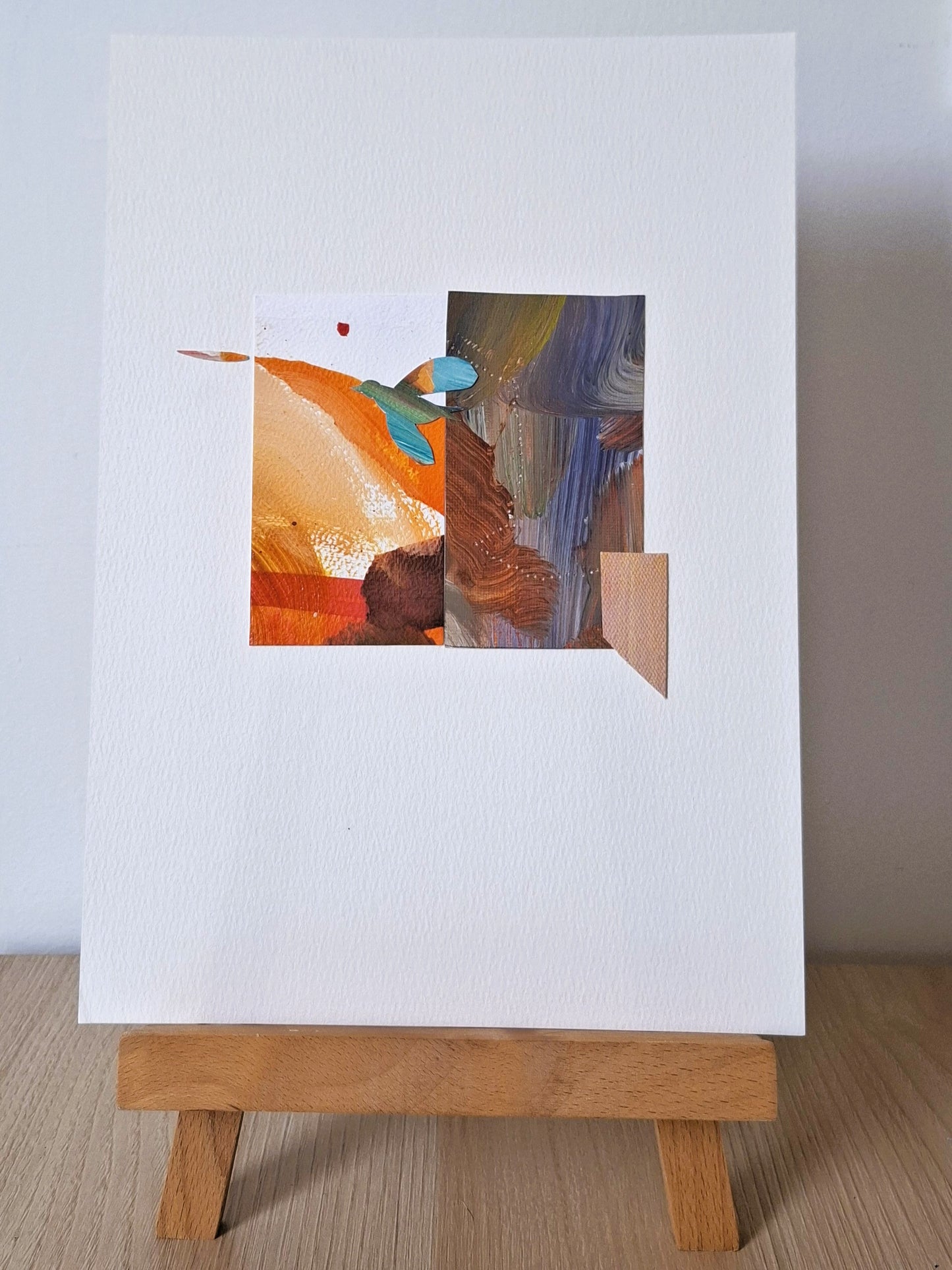 Original Collage ''Vrije Vogel 37''