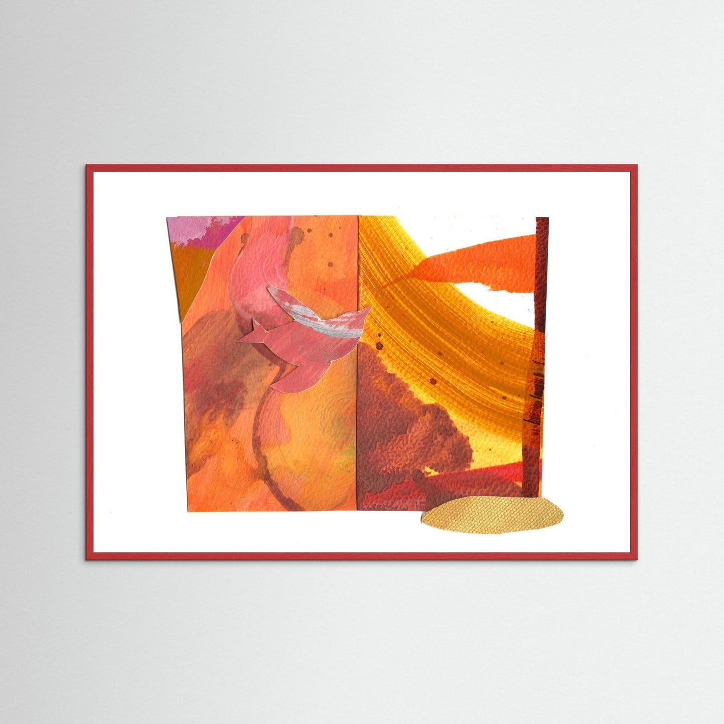 Art Print ''The warmth underneath your wings''