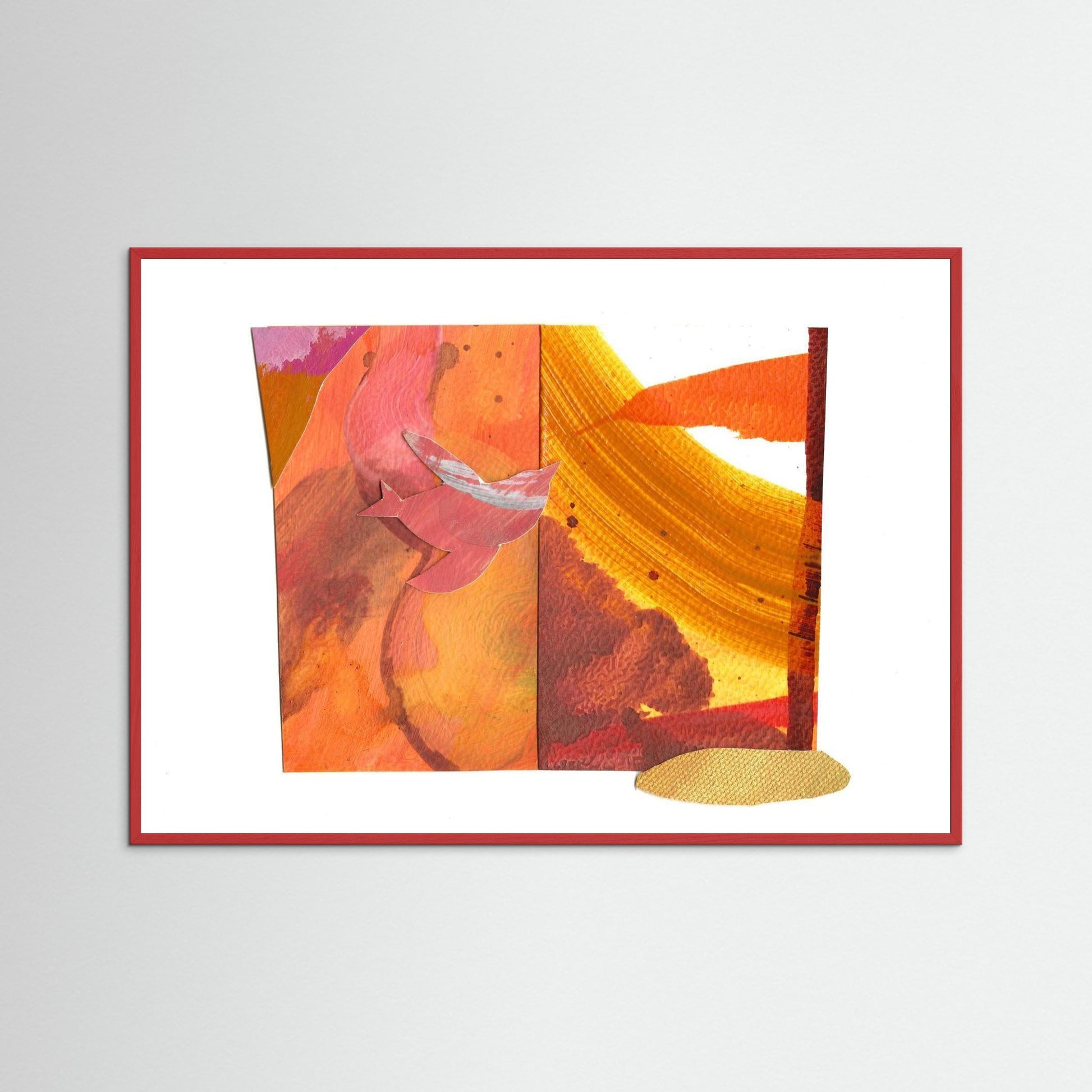 Art Print ''The warmth underneath your wings''