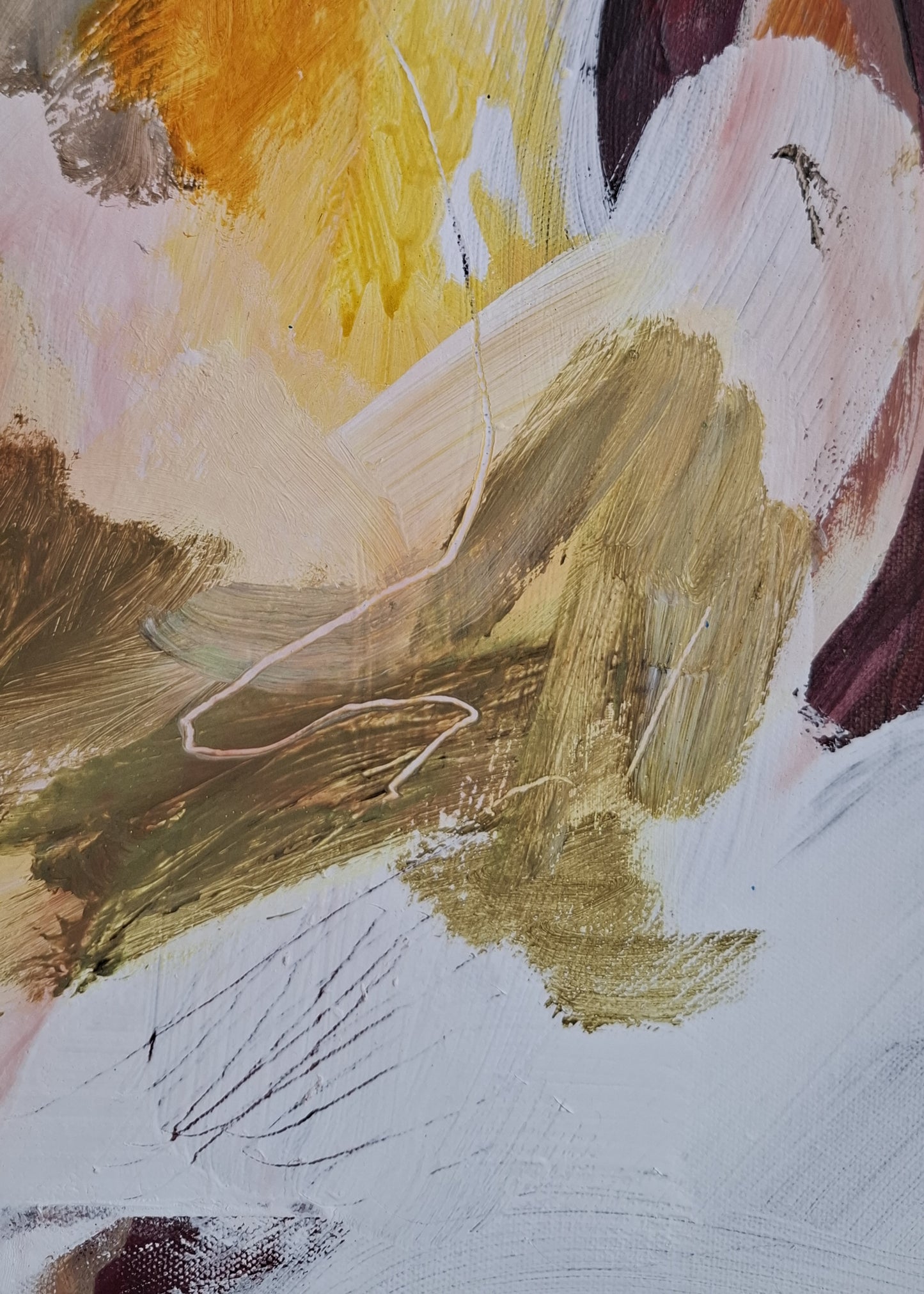 Original Painting '' Chaotic Lifelines 2''