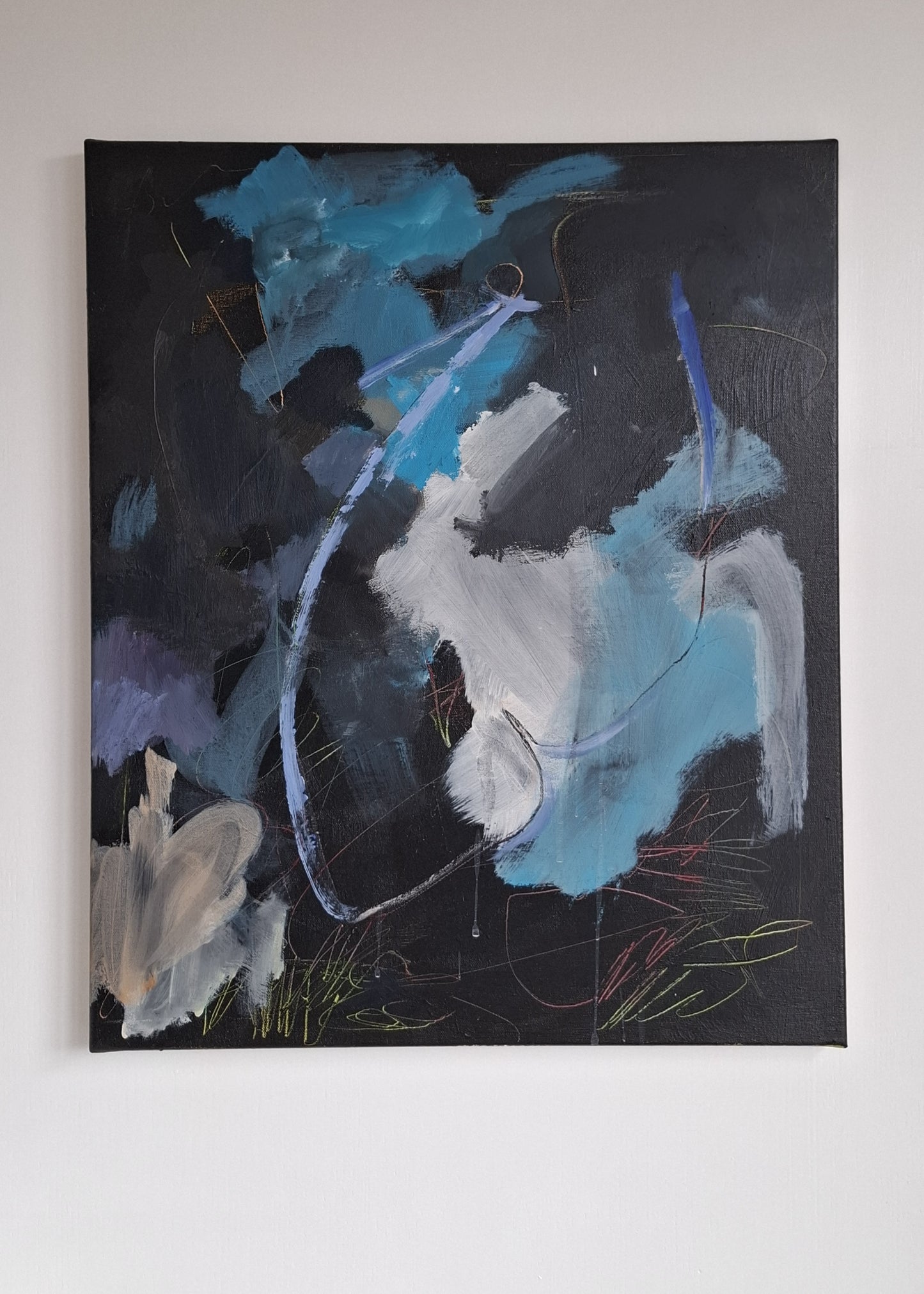 Original Painting ''Chaotic Lifelines 1''