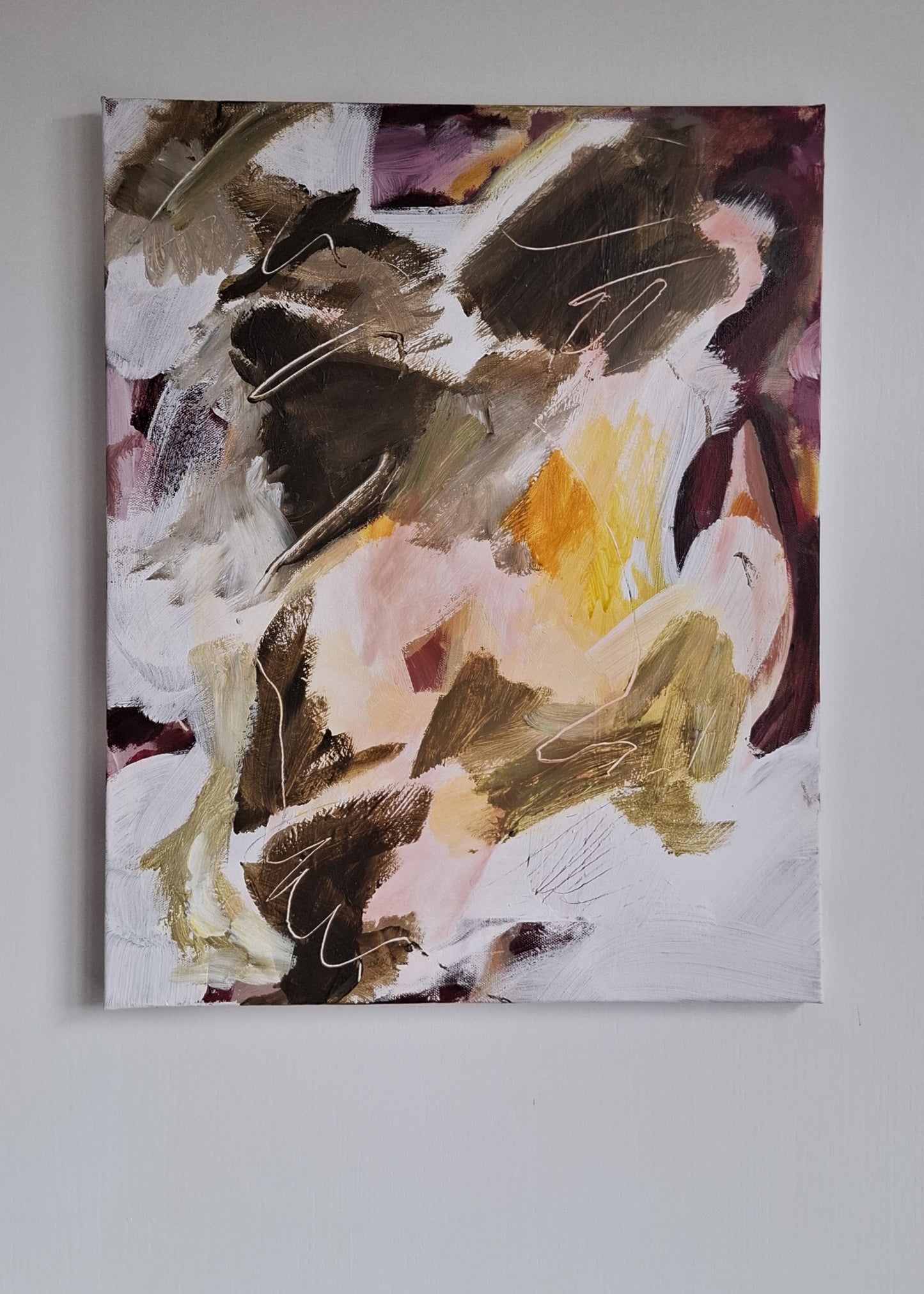 Original Painting '' Chaotic Lifelines 2''