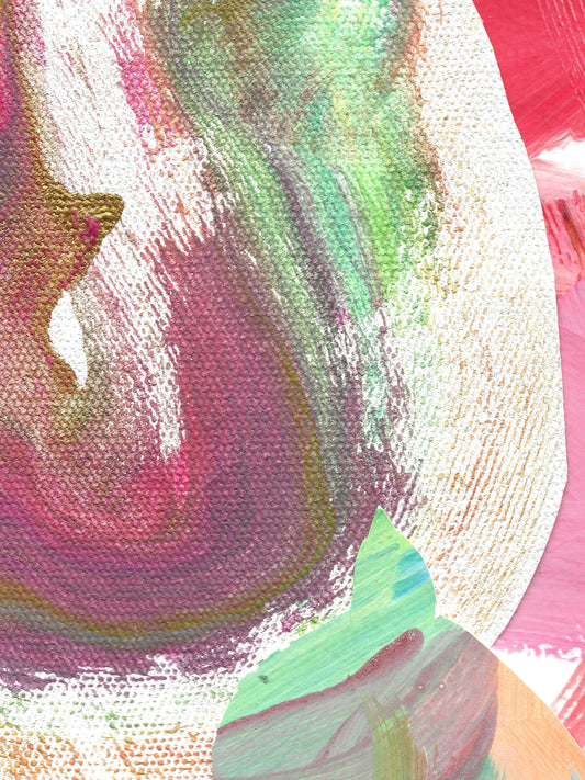 Original Collage ''Vrije Vogel 7''