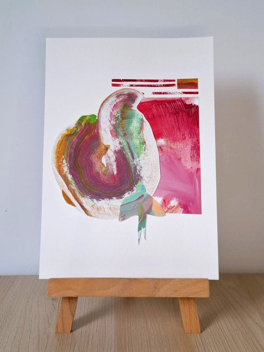 Original Collage ''Vrije Vogel 7''