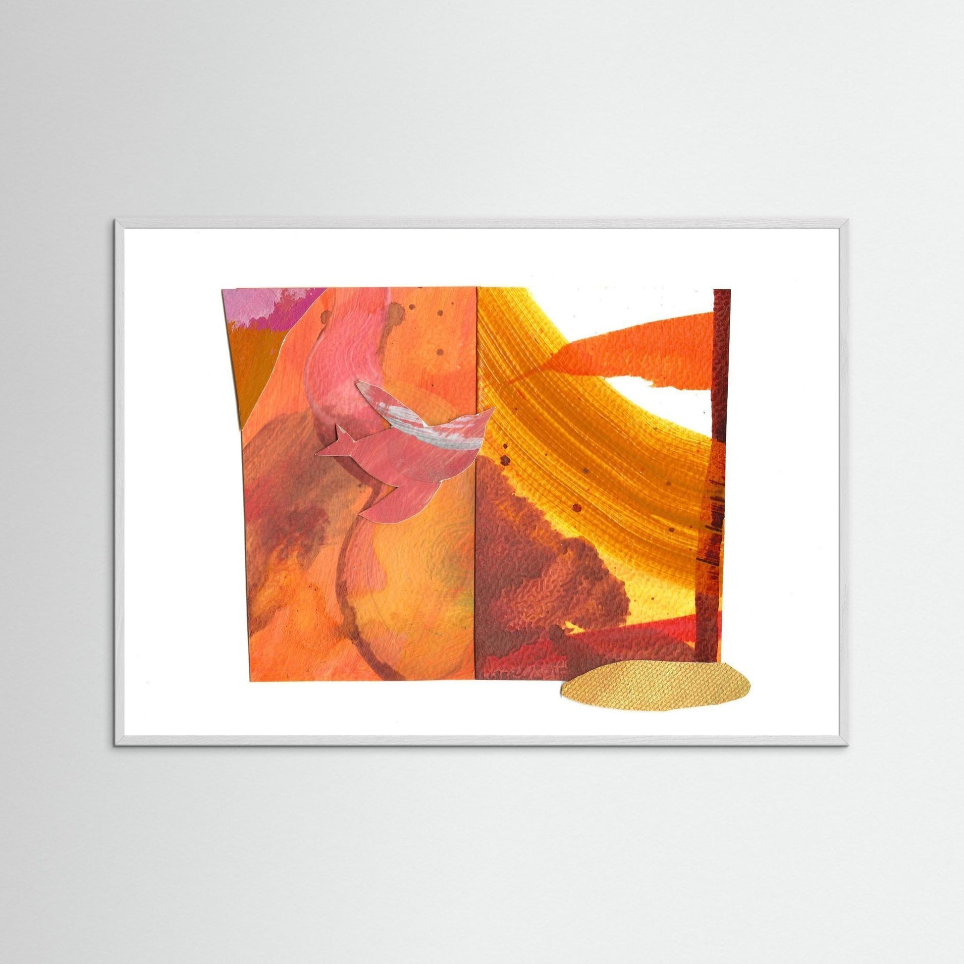 Art Print ''The warmth underneath your wings''
