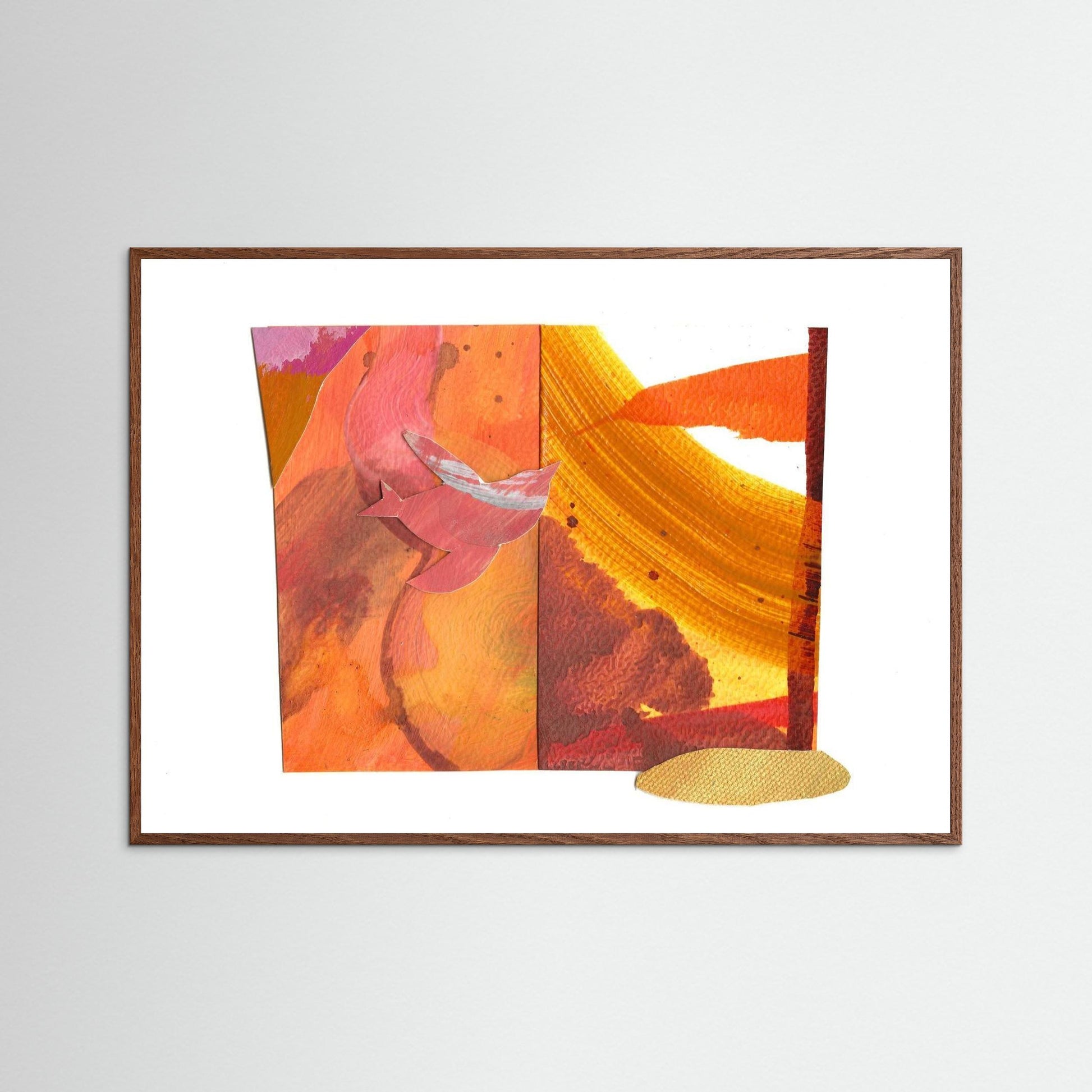 Art Print ''The warmth underneath your wings''