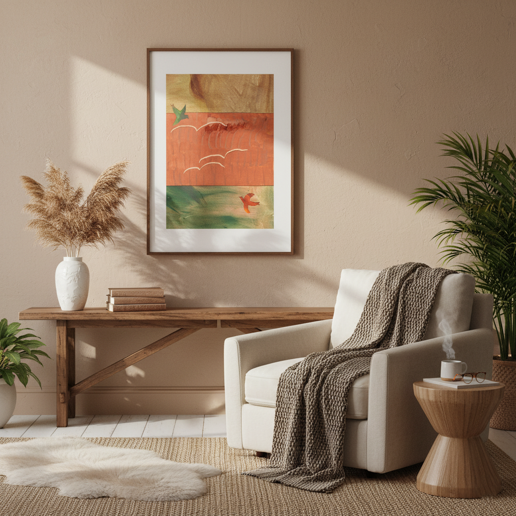 Art Print '' Swirling ''