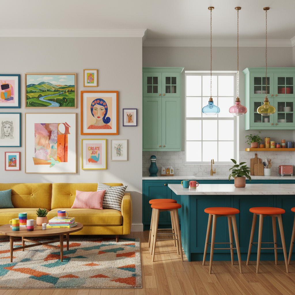 Canvas Print '' Happy as I am ''