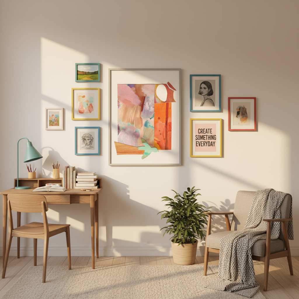 Canvas Print '' Happy as I am ''